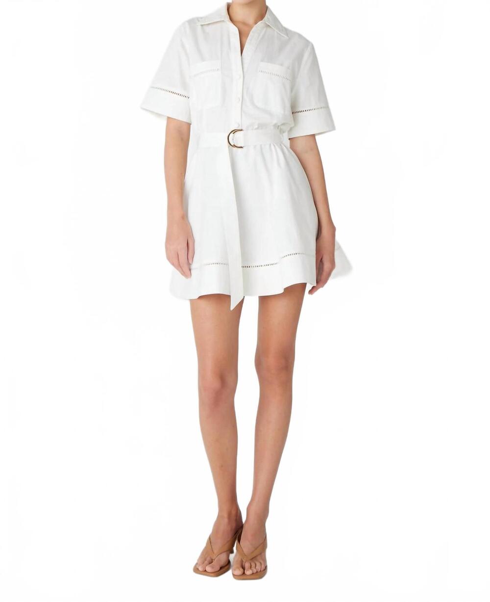 NEW JS71 nara dress in white
